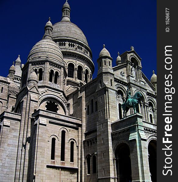 Basilique du Sacre Coeur de Montmatre in Paris, France