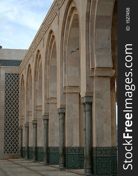 Mosque of Hassan II in Casablanca (Morocco)