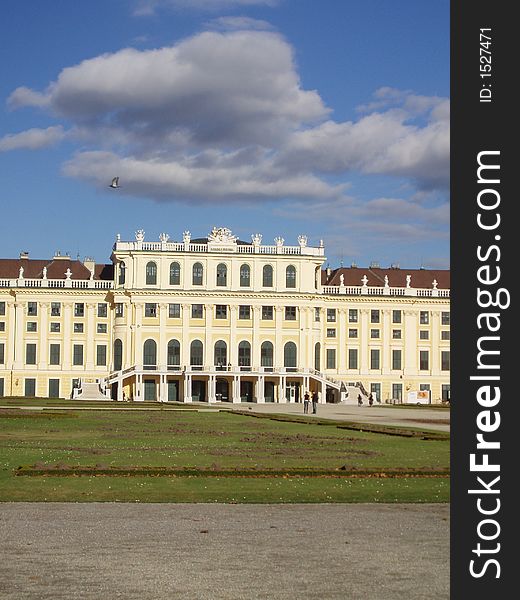 Schoenbrunn Palace in Vienna, Austria. Schoenbrunn Palace in Vienna, Austria