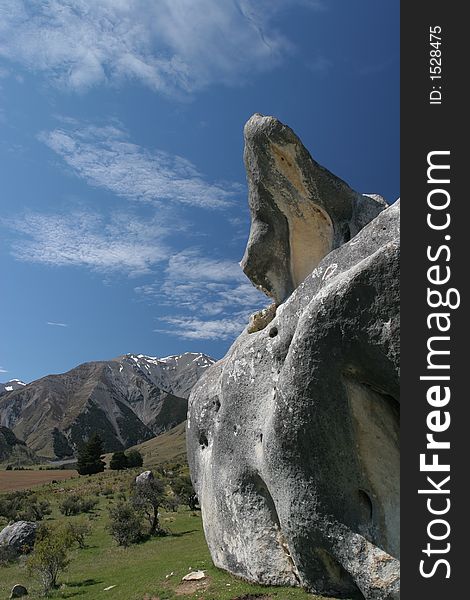 Castle hill Limestone formation at Castle hill, Southern Alps, New Zealand. Castle hill Limestone formation at Castle hill, Southern Alps, New Zealand