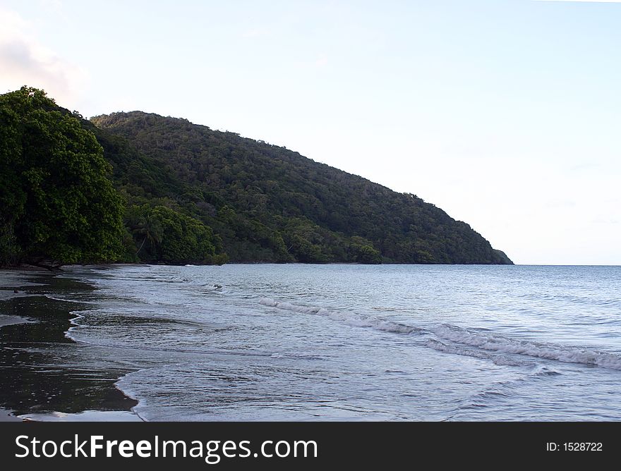 Cape Tribulation beach in North Australia