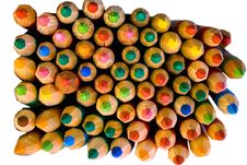 Colour Full Pencils Royalty Free Stock Images