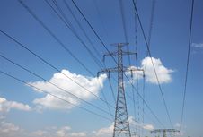 Electric Pylons Stock Image Electric Pylons Stock Image