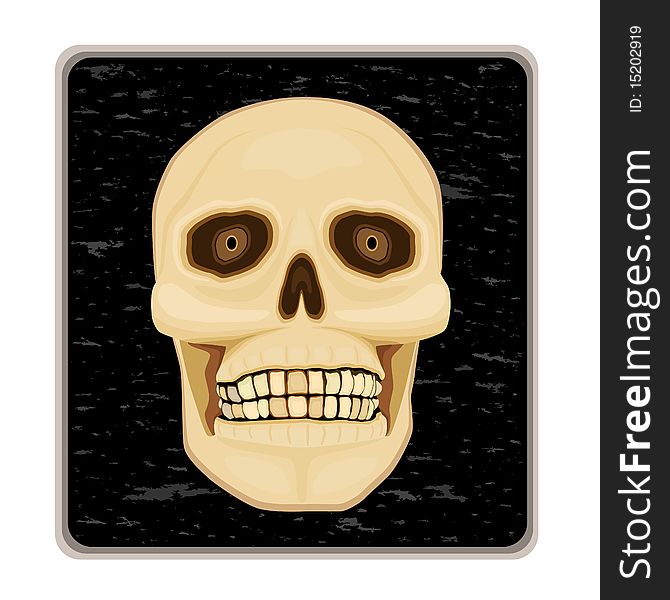 Danger of Death - warning icon. Isolated over white background. Vector file saved as EPS AI8 is now pending inspection. Danger of Death - warning icon. Isolated over white background. Vector file saved as EPS AI8 is now pending inspection.