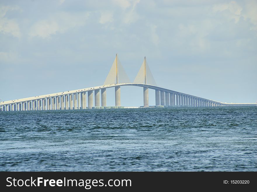 Sky bridge in southern Florida