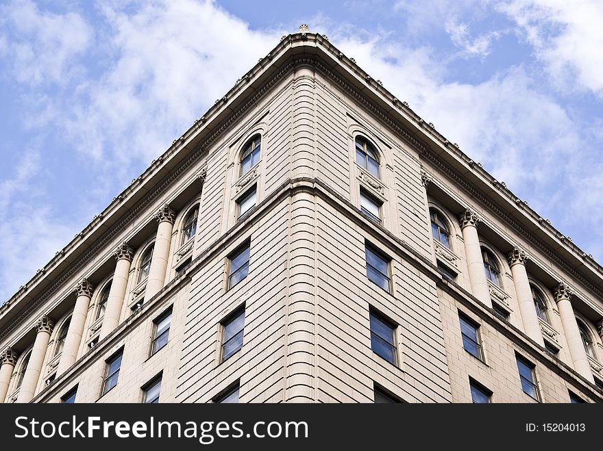 Architectural shot of a building