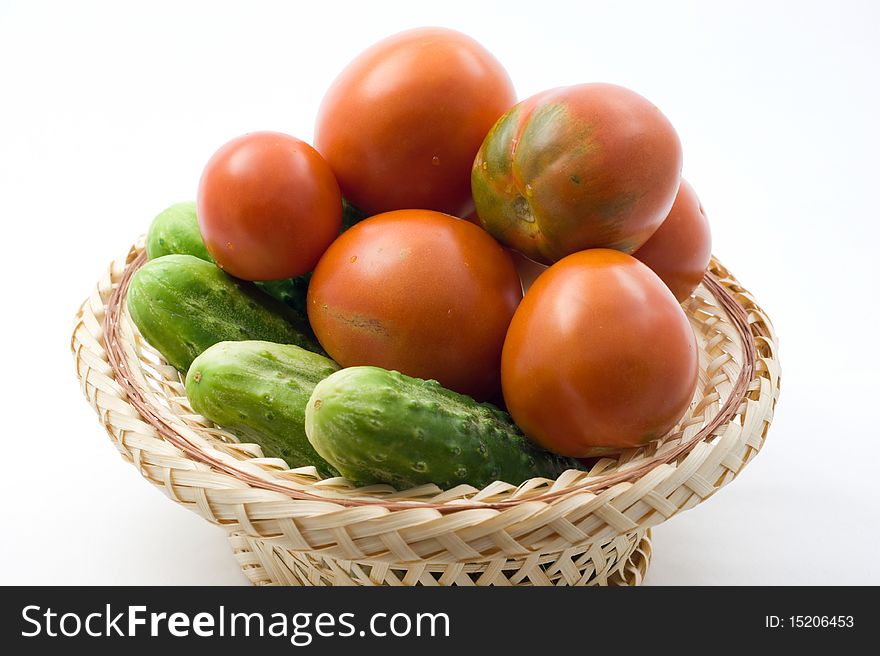 Tomatoes And Cucumbers