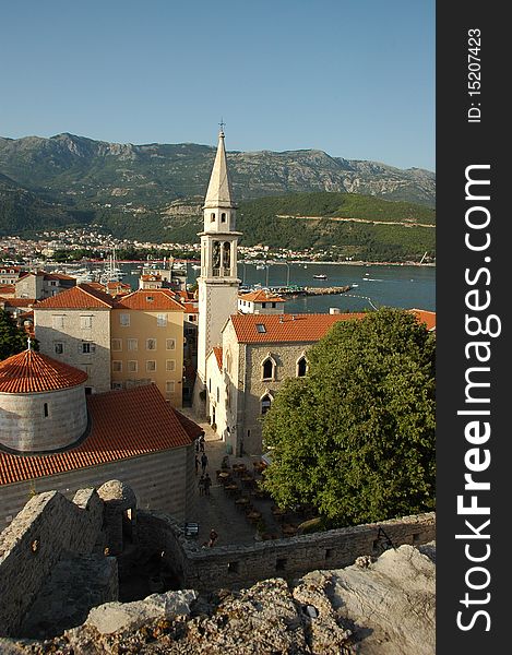 Budva, Montenegro old city