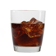 Ice In A Glass Stock Image