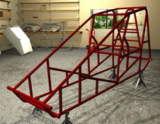 Sprint Car Frame Royalty Free Stock Images