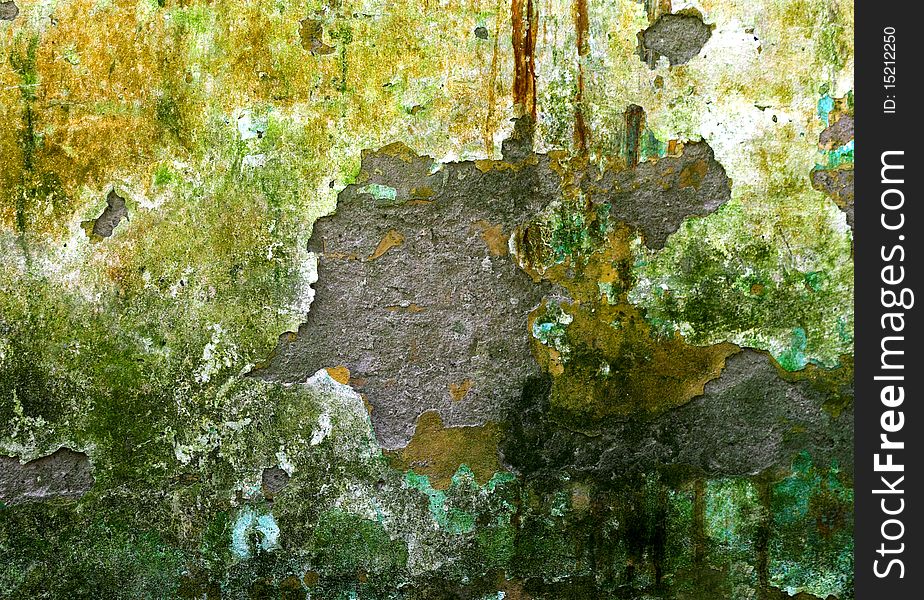 Old dirty crumbling walls background. Old dirty crumbling walls background