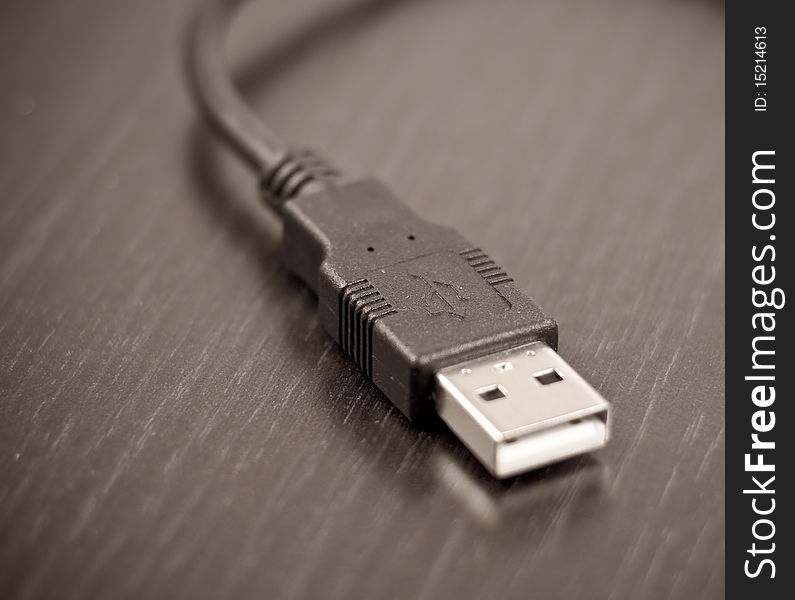 USB connection cable with abstract lighting. USB connection cable with abstract lighting