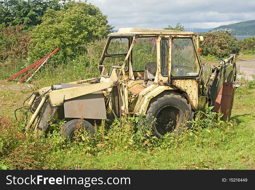 Abandoned digger.