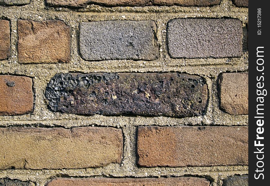 Brick wall in New York City