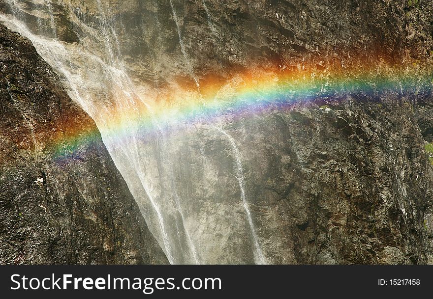 Mountain falls in Central Balkan National Park in Bulgaria.