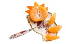 Tangerine Segments | Isolated Stock Images Tangerine Segments | Isolated Stock Images