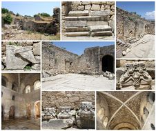 Saint Nicolas Church, Collage Stock Images Saint Nicolas Church, Collage Stock Images
