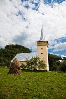Medieval Church In Corna Village Royalty Free Stock Images