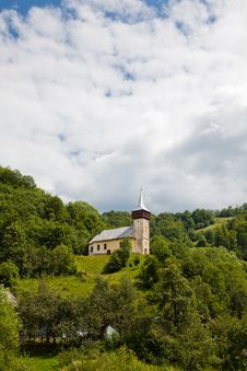 Medieval Church In Corna Village Royalty Free Stock Photography