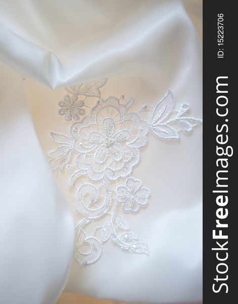 Wedding dress detail