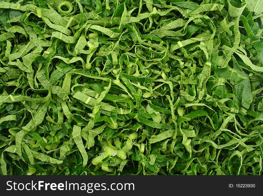 Background created from a eatable leafy vegetable. Background created from a eatable leafy vegetable