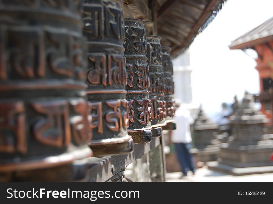Nepali Prayer Wheels