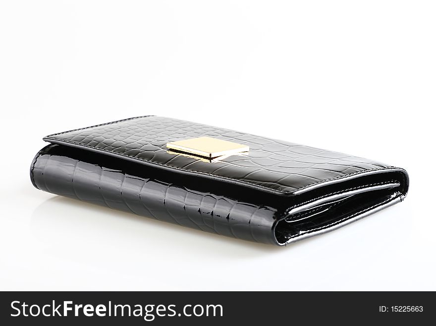 Wallet isolated on the white background