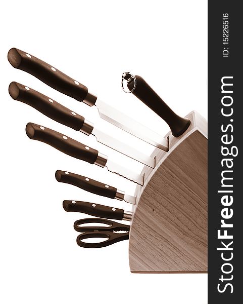 Collection Of Kitchen Knives