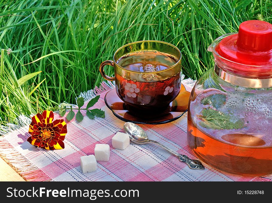 Beneficial hot tea tonic behavior and good slake thirst. Beneficial hot tea tonic behavior and good slake thirst