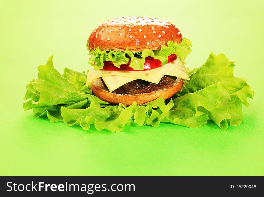 Burger On Lettuce