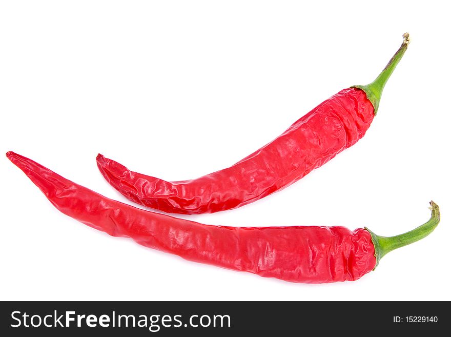 Chili pepper isolated on white background