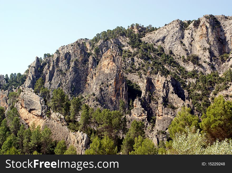 River Gorges Cabriel,natural Park In Spain