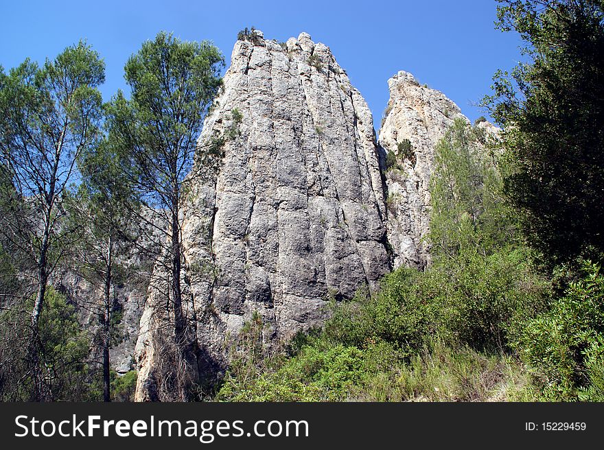 River Gorges Cabriel,natural Park In Spain