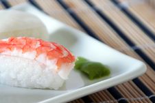 Sushi With Prawn Detail Stock Photo Sushi With Prawn Detail Stock Photo
