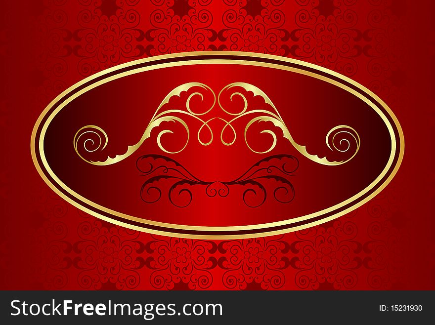 Illustration luxury background for design or packing. Vector