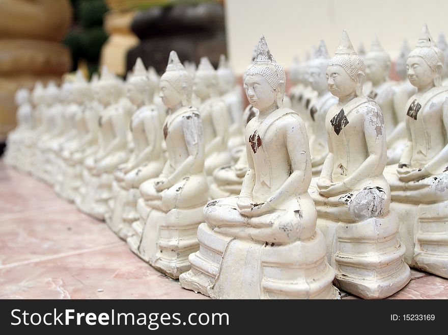 White Mini Buddha for Vow.