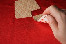 Player Hold Poker Cards Stock Image Player Hold Poker Cards Stock Image