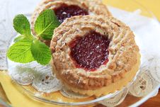 Jam Biscuits Stock Image Jam Biscuits Stock Image
