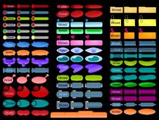 Web Buttons Stock Photos