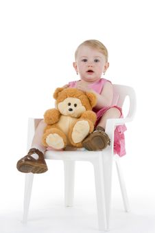 Free Toddler With His Toy Stock Photos - 15248213