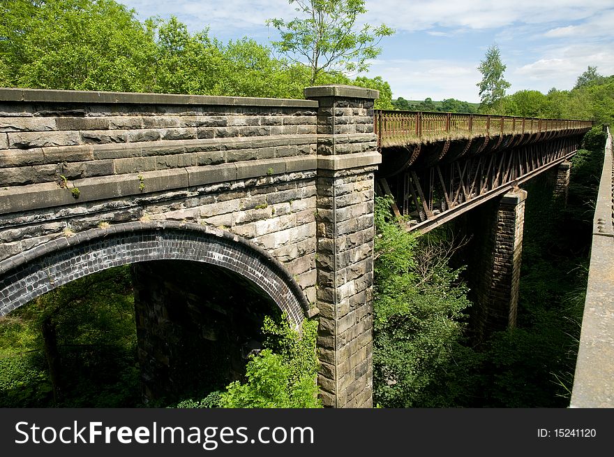 The old viaduct at millers dale in
derbyshire in england. The old viaduct at millers dale in
derbyshire in england