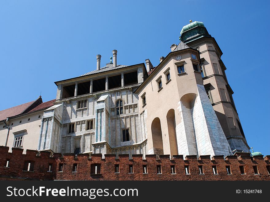 Old Royal Wawel Castle in Cracow. Poland. Old Royal Wawel Castle in Cracow. Poland