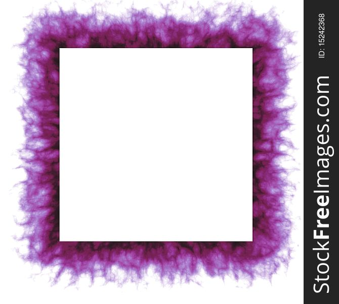 Violet abstract frame background