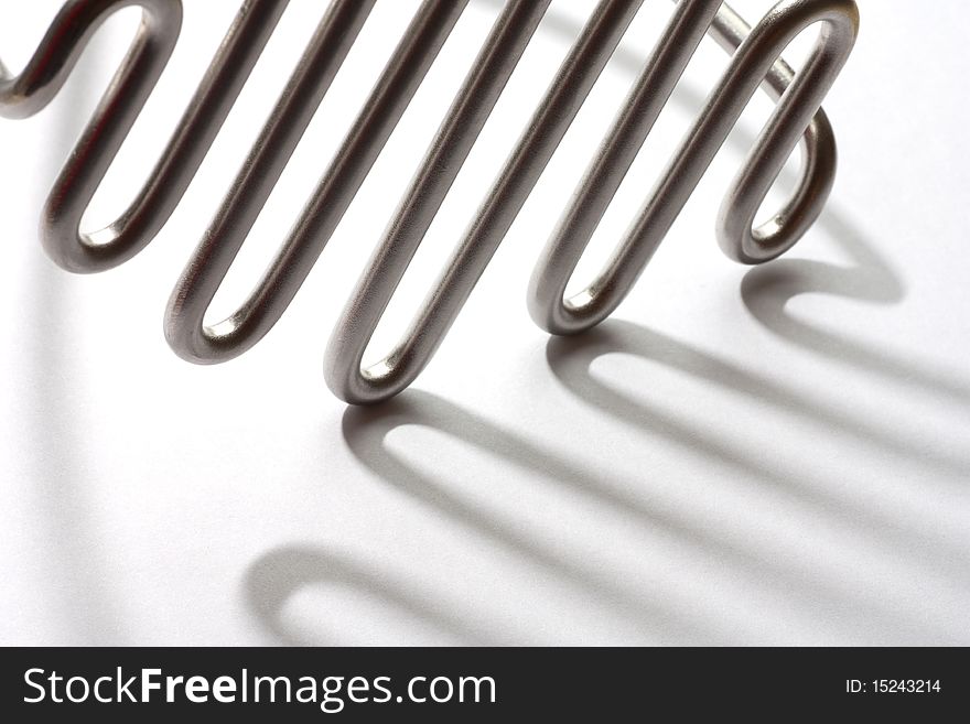 Potato masher with shadows on a white background. Potato masher with shadows on a white background