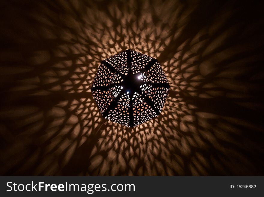 Light Fixture at wedding reception, Isla Madora