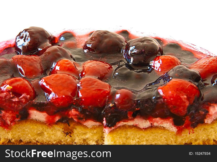 Appetizing berry tart