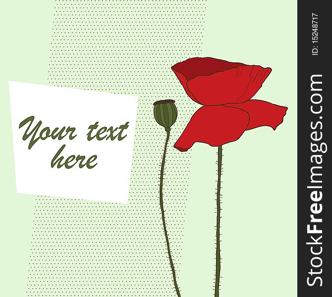 Poppy Card