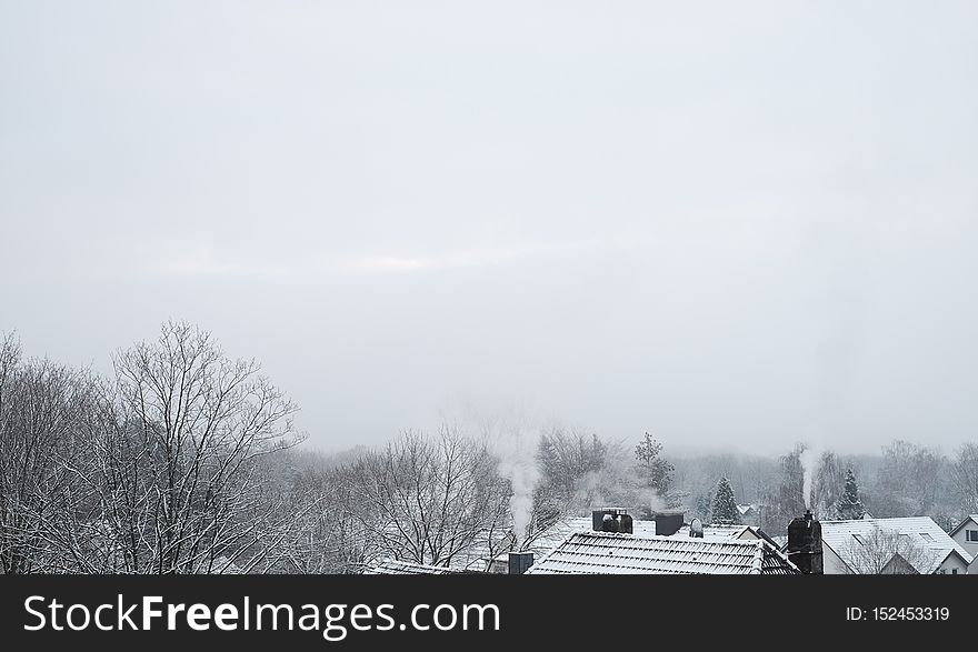 Atmospheric Phenomenon, Snow, Winter, Sky