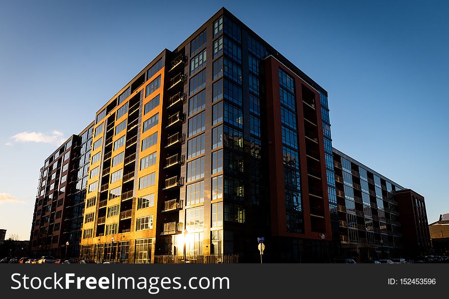 Bridgewater Lofts in Minneapolis basking in the morning sun. Bridgewater Lofts in Minneapolis basking in the morning sun.