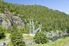 Suspension Bridge Royalty Free Stock Image Suspension Bridge Royalty Free Stock Image